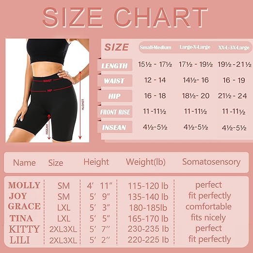 Biker Shorts for Women, Tummy Control Shorts, Tennis Shorts, Women Shorts -5 Biker Shorts for Women, Tummy Control Shorts, Tennis Shorts, Women Shorts -5